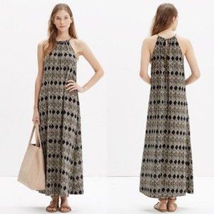 Madewell Aruba Keyhole Maxi Dress Diamond